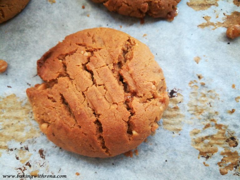 Eggless Peanut Butter Cookies Baking with Rona