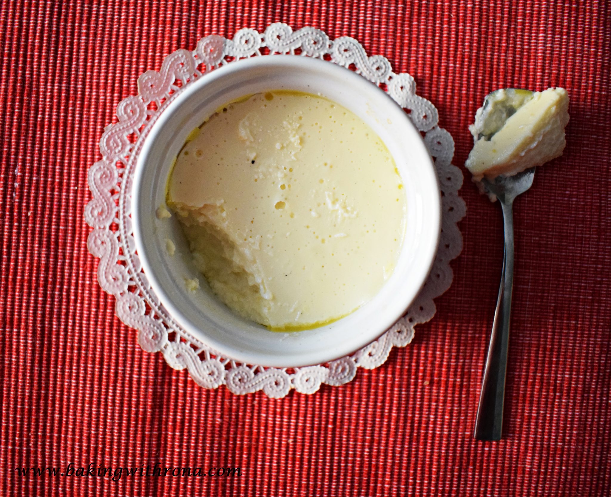 Baked Yoghurt Pudding Simple Dessert Baking with Rona